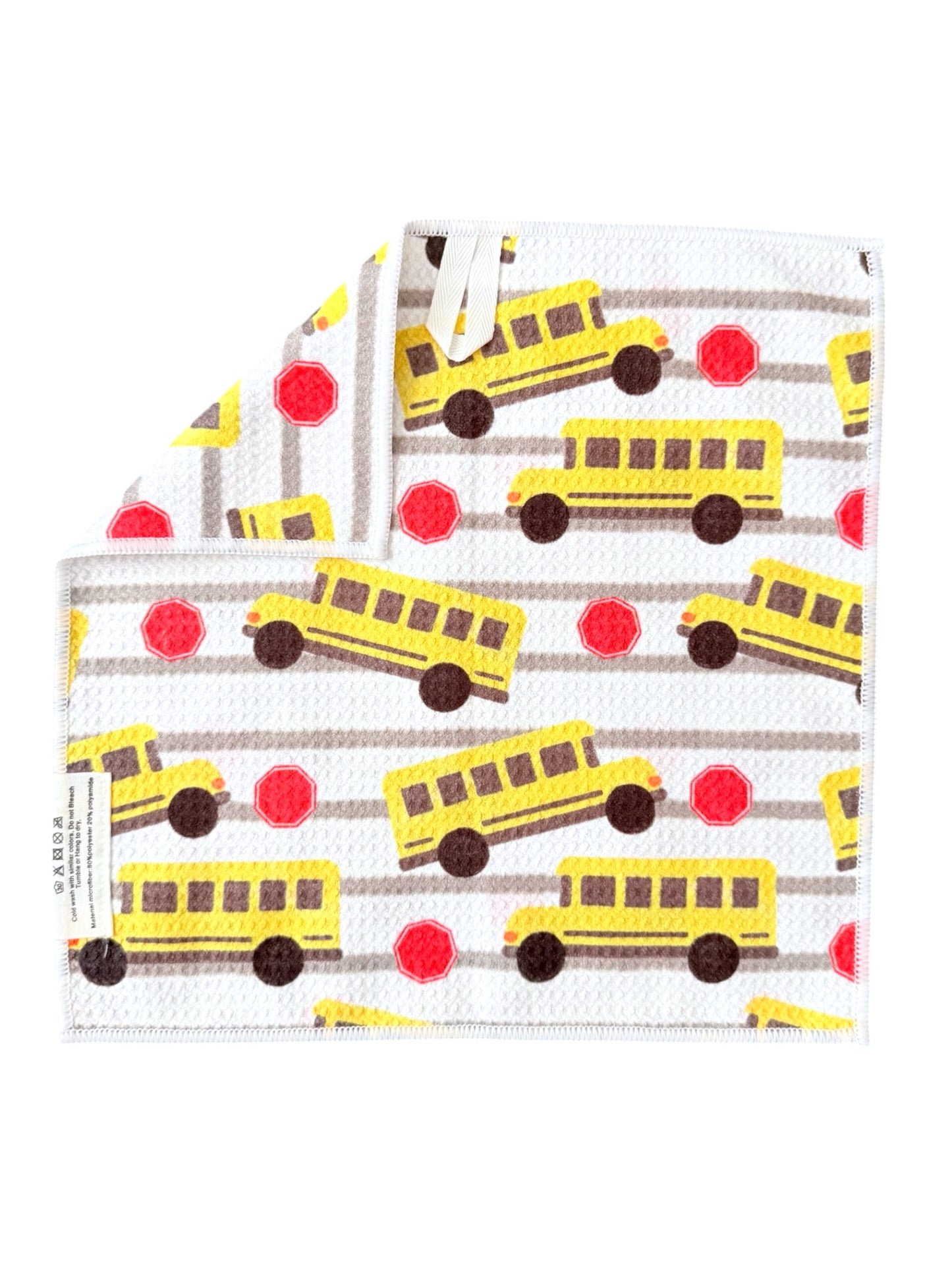 Bus Stop: Double-Sided Washcloth