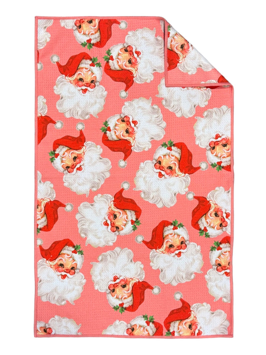 His Cheeks Were Like Roses His Nose Like A Cherry: Double-Sided Hand Towel