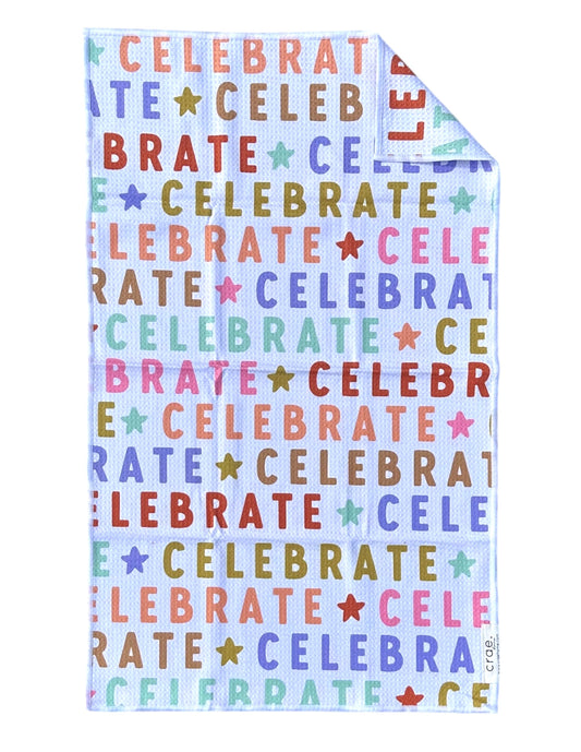 Celebrate: Double-Sided Hand Towel