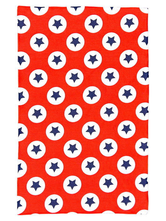 Decked out in the Red, White and Blue: Single-Sided Hand Towel