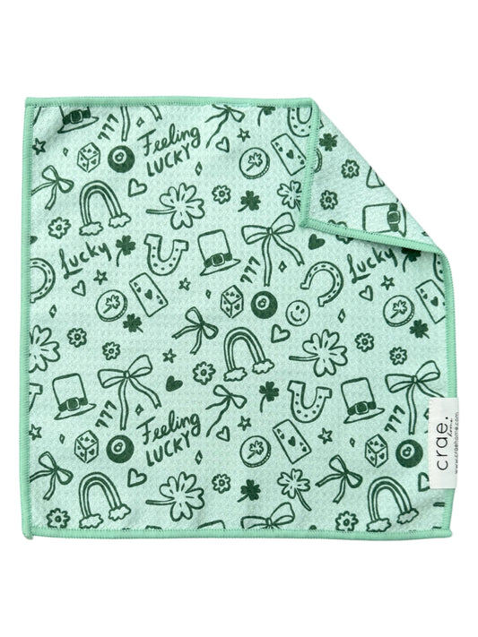 Feeling Lucky: Double-Sided Washcloth