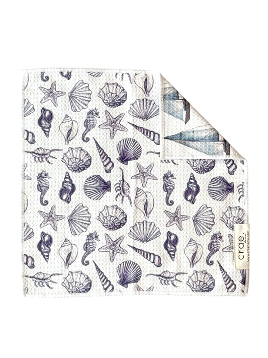 Sea Sail: Reversible Washcloth