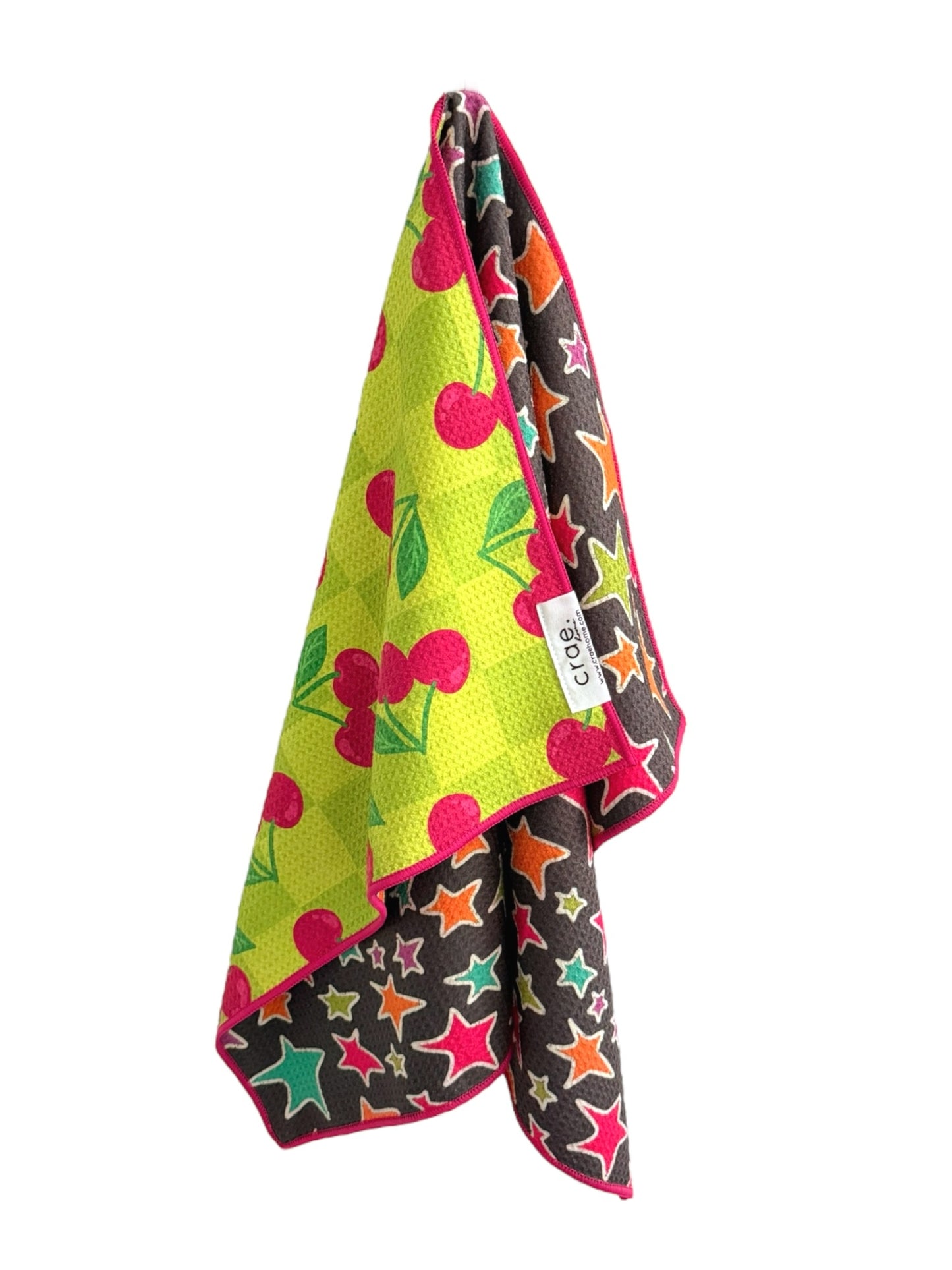 Cherry Burst: Reversible Hand Towel