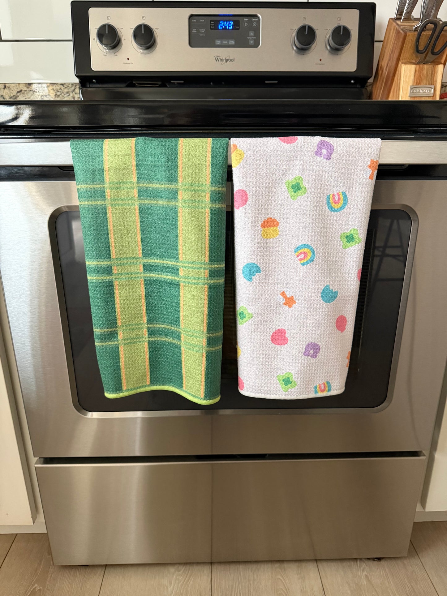 Rainbow Luck: Double-Sided Hand Towel