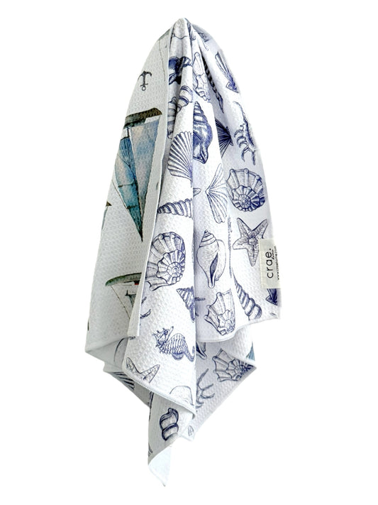 Sea Sail: Reversible Hand Towel