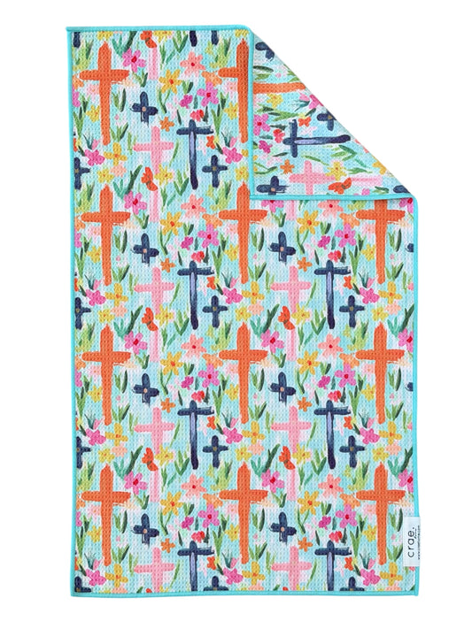 Bloom In Hope: Double-Sided Hand Towel