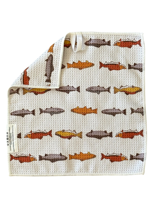 Fishy Fish: Double-Sided Washcloth