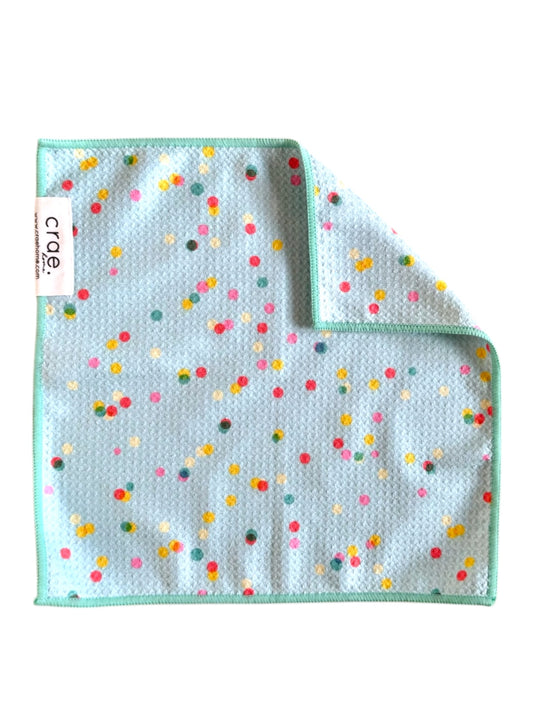 Confetti Cannon: Double-Sided Washcloth