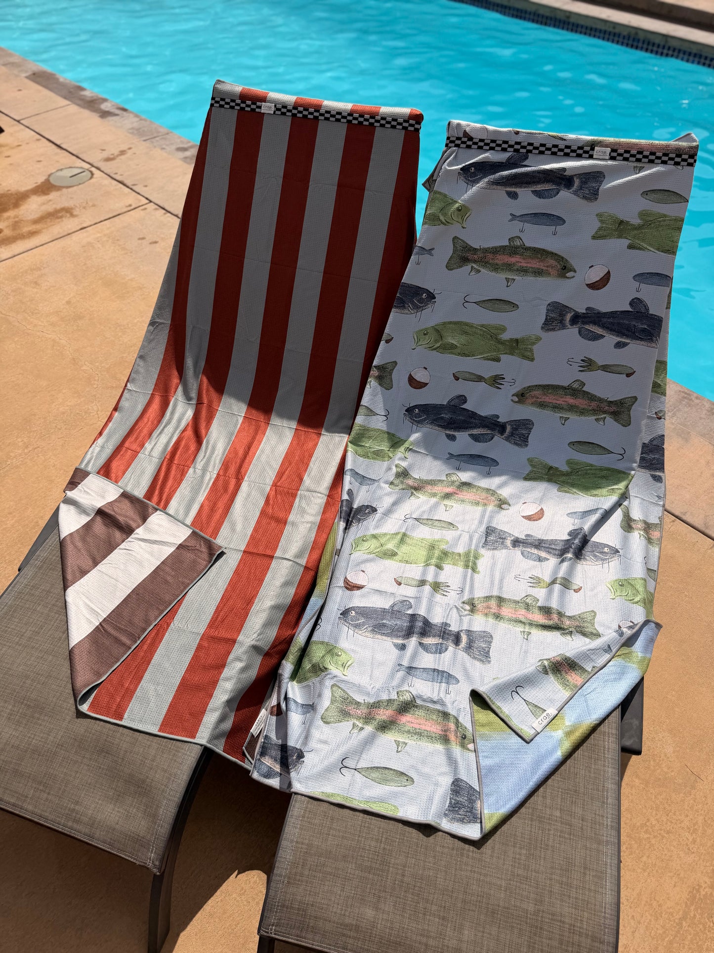 Stoney Clay Pool Towel: Reversible