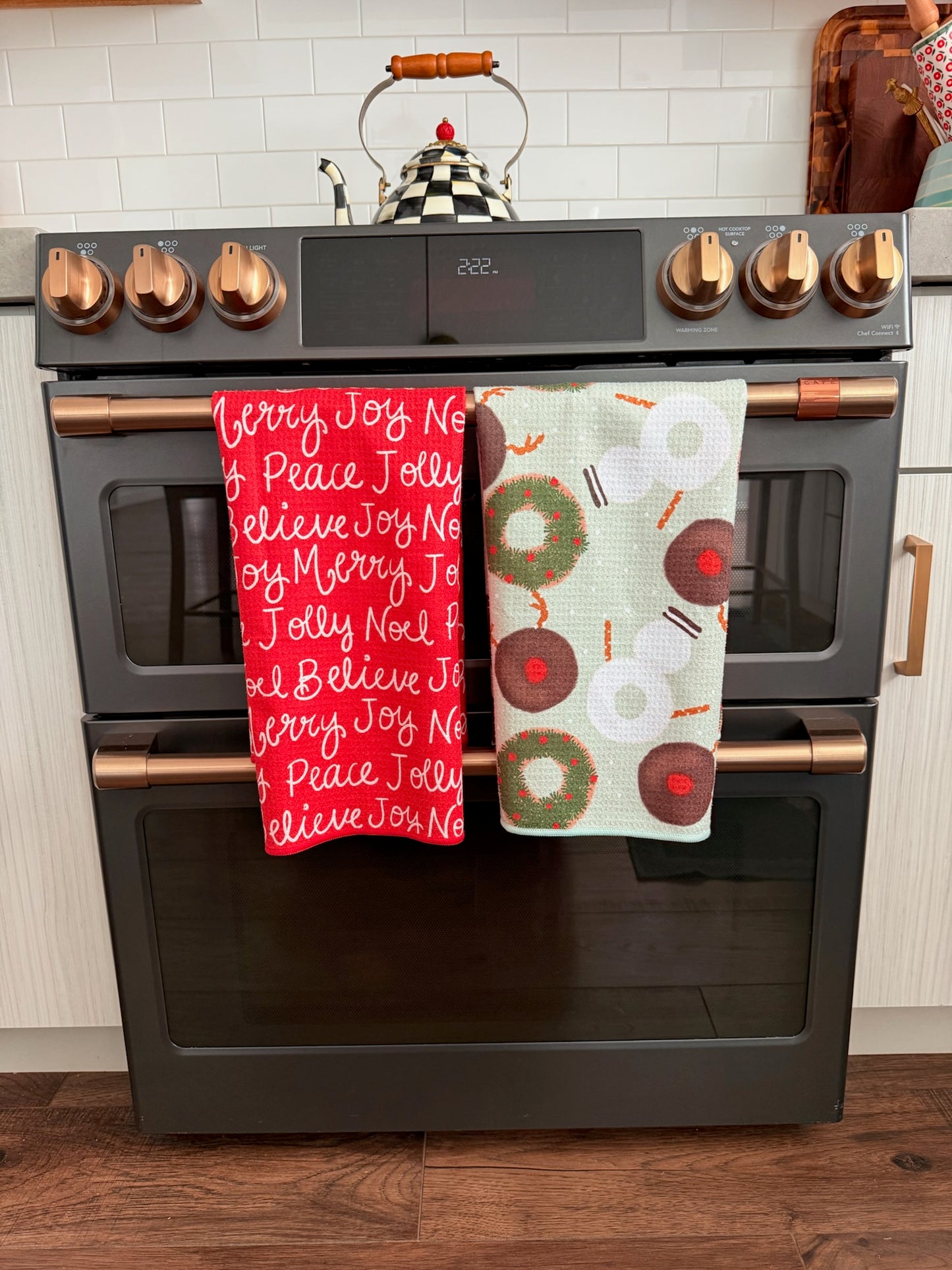 Frosty Donuts: Double-Sided Hand Towel