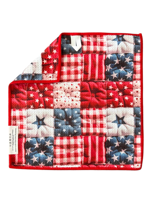 Quilted Glory: Double-Sided Washcloth