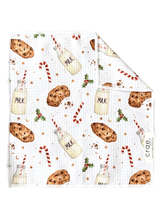 Santa's Midnight Munch: Double-Sided Washcloth