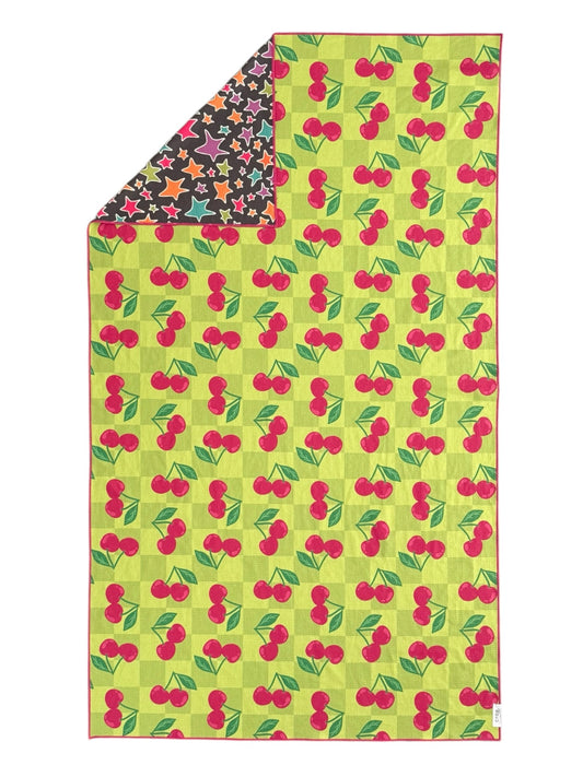 Cherry Burst Pool Towel: Reversible