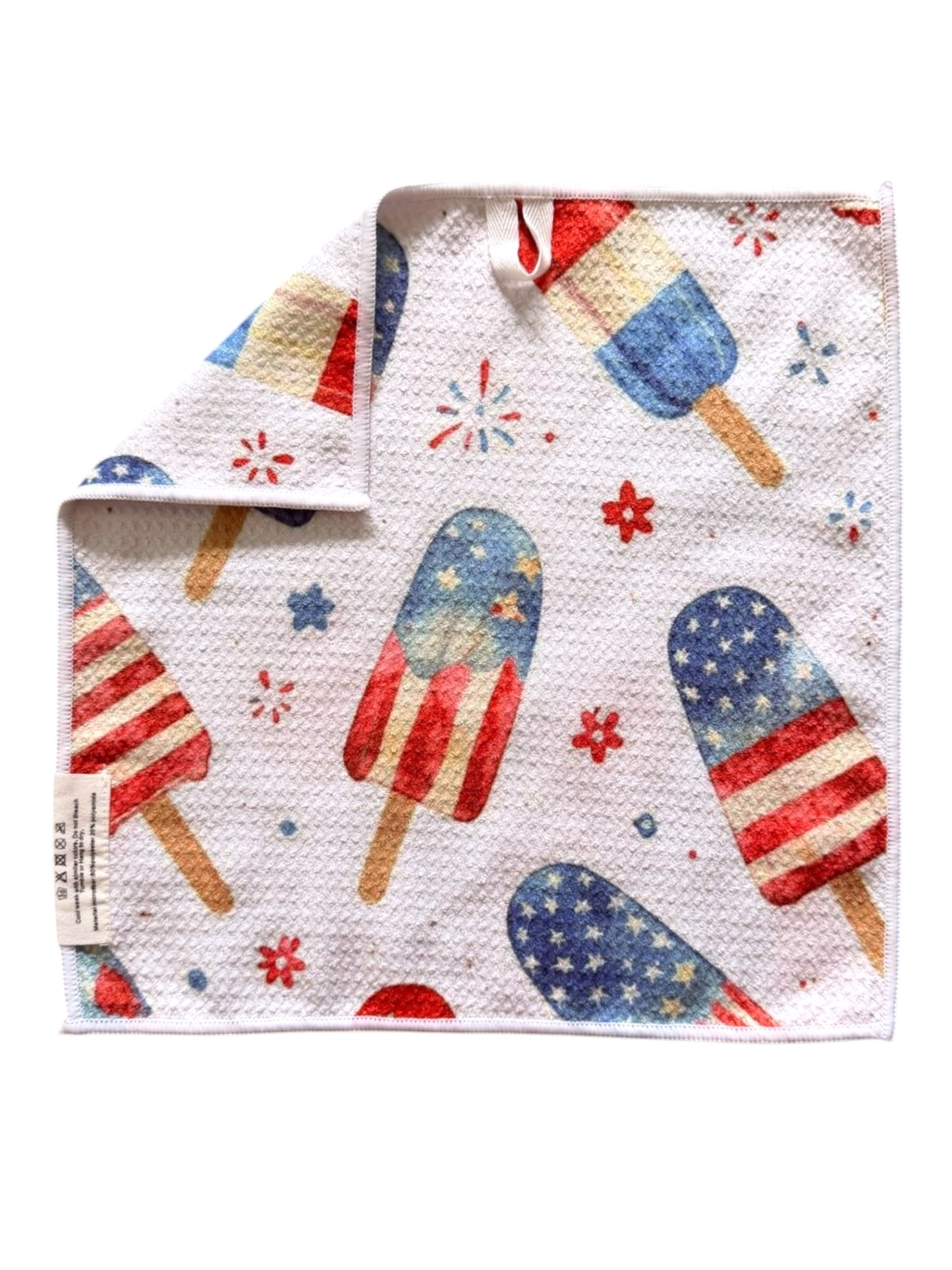 Rocket Party Pop: Double-Sided Washcloth