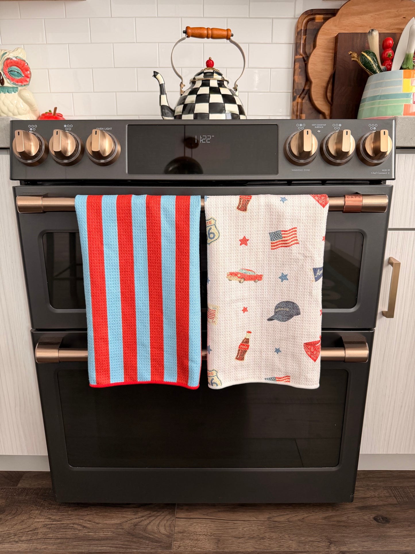 Highway Roadtrip: Double-Sided Hand Towel