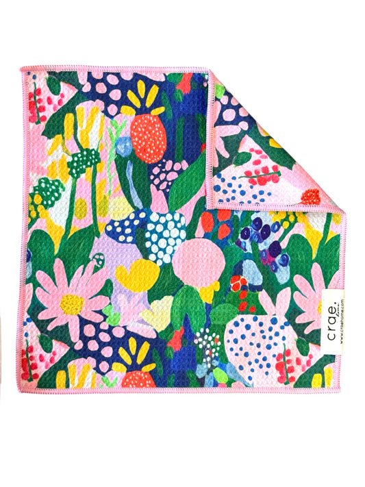 Aster: Double-Sided Washcloth