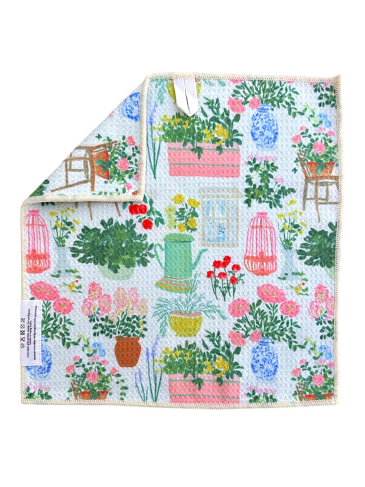 Sunday in the Garden: Double-Sided Washcloth