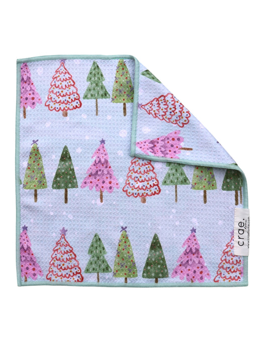Sprinkled Pines: Double-Sided Washcloth