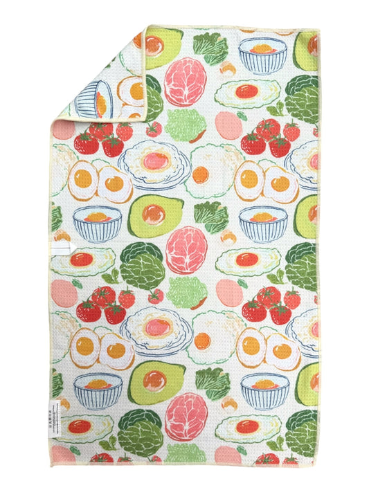 Brunchin' : Double-Sided Hand Towel