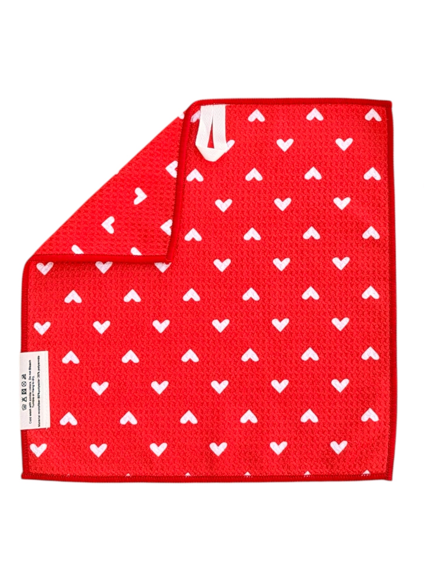 Red Hot: Double-Sided Washcloth