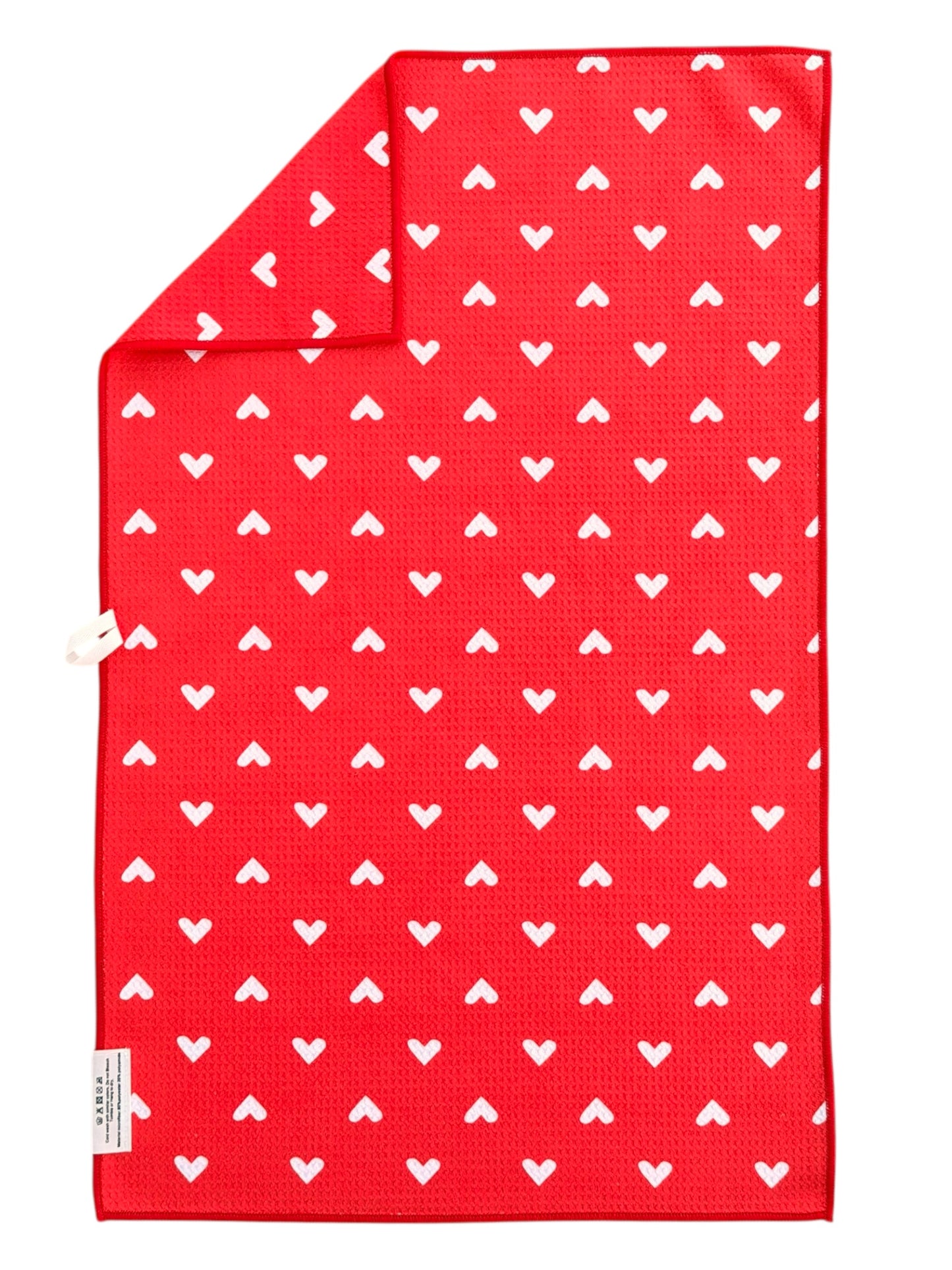 Red Hot: Double-Sided Hand Towel