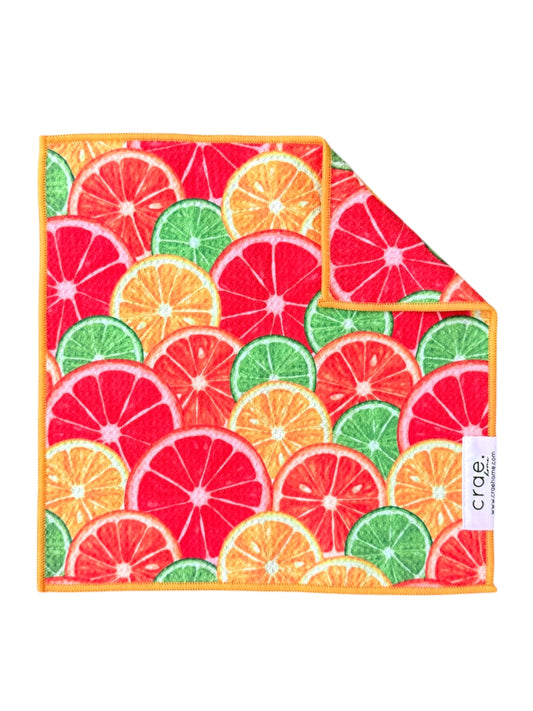 Citrus City: Double-Sided Washcloth