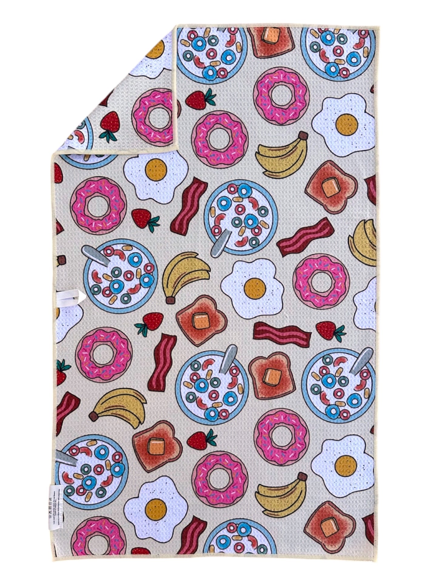 Rise and Dine: Double-Sided Hand Towel