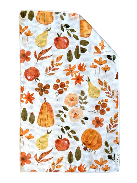 Pumpkin Spice: Double-Sided Hand Towel
