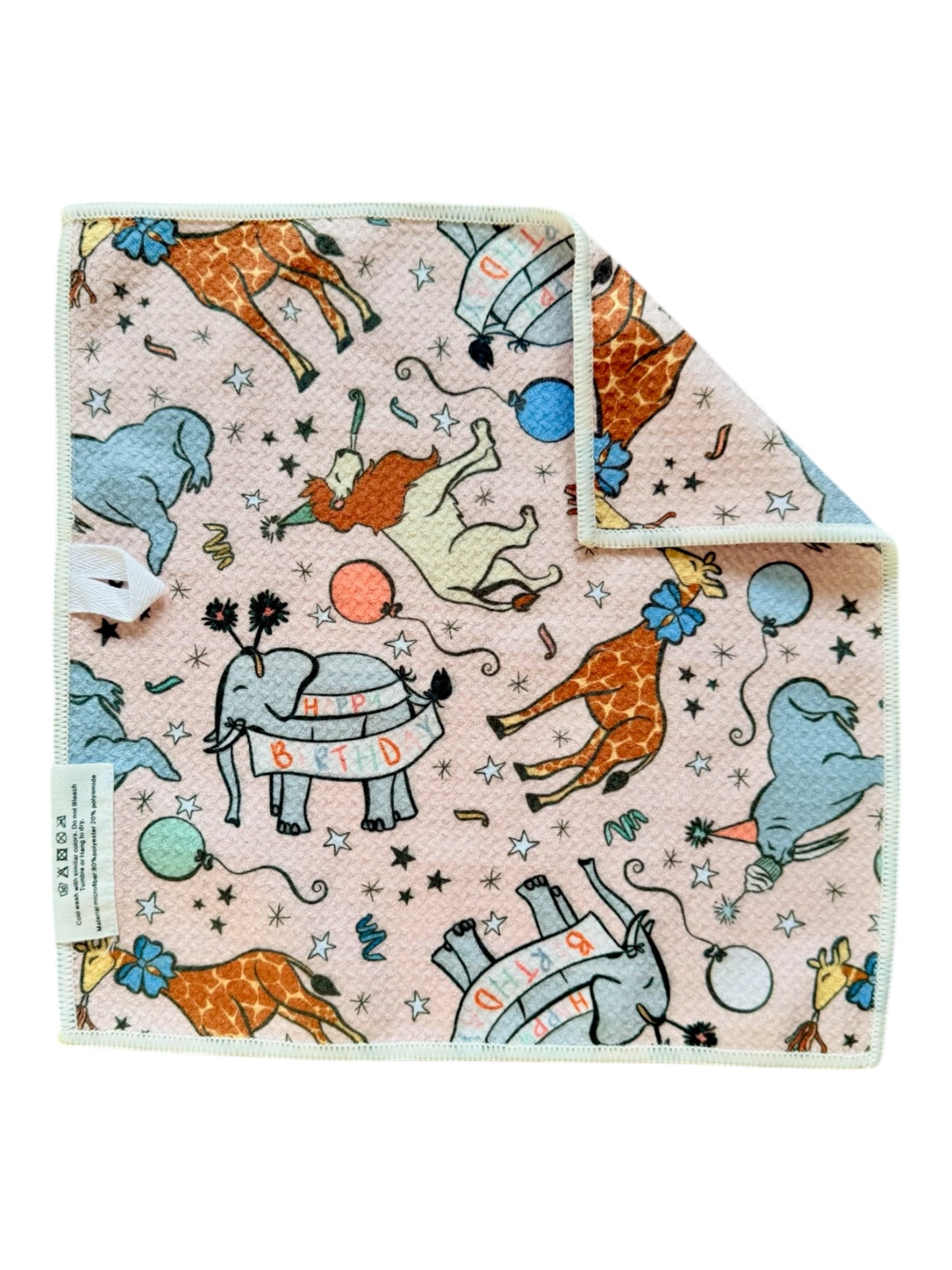 Party Animal: Double-Sided Washcloth