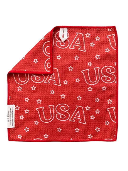 U.S.A.: Double-Sided Washcloth