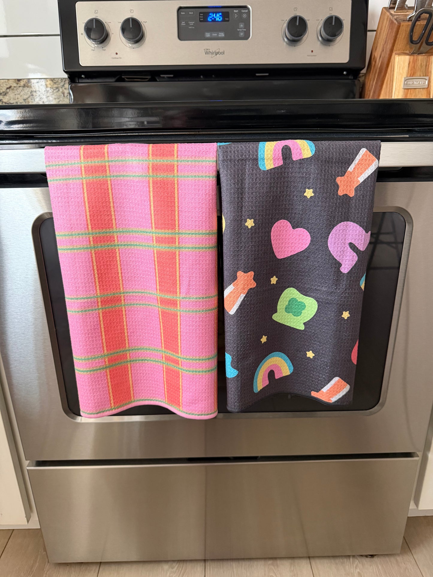Luck Of The Mallow: Double-Sided Hand Towel