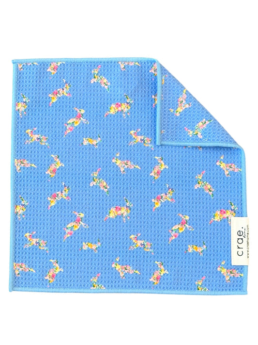 Floral Hop: Double-Sided Washcloth