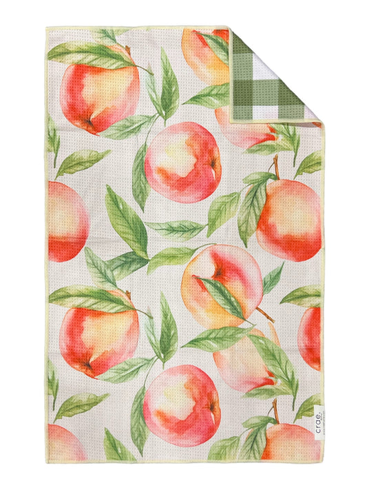 Peaches and Cream: Reversible Hand Towel
