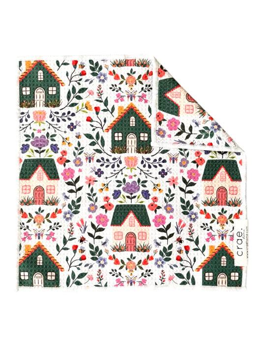 Home Sweet Home: Double-Sided Washcloth