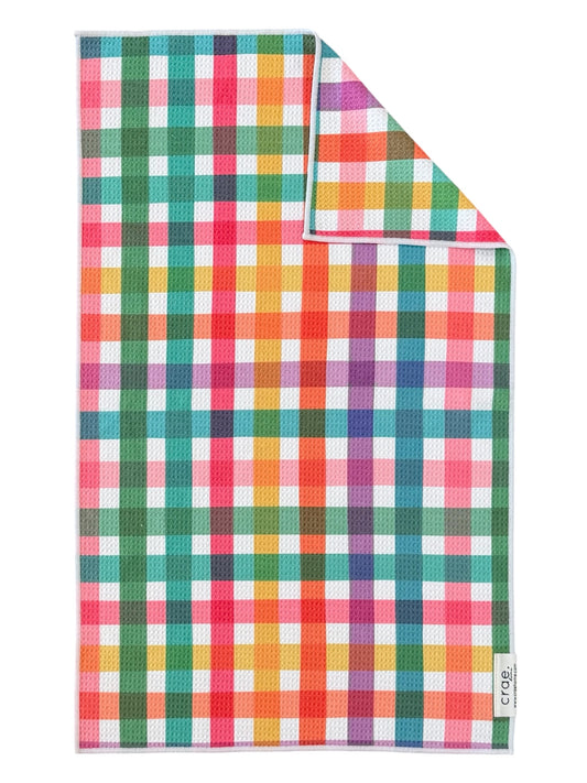 Live A Little Plaid: Double-Sided Hand Towel