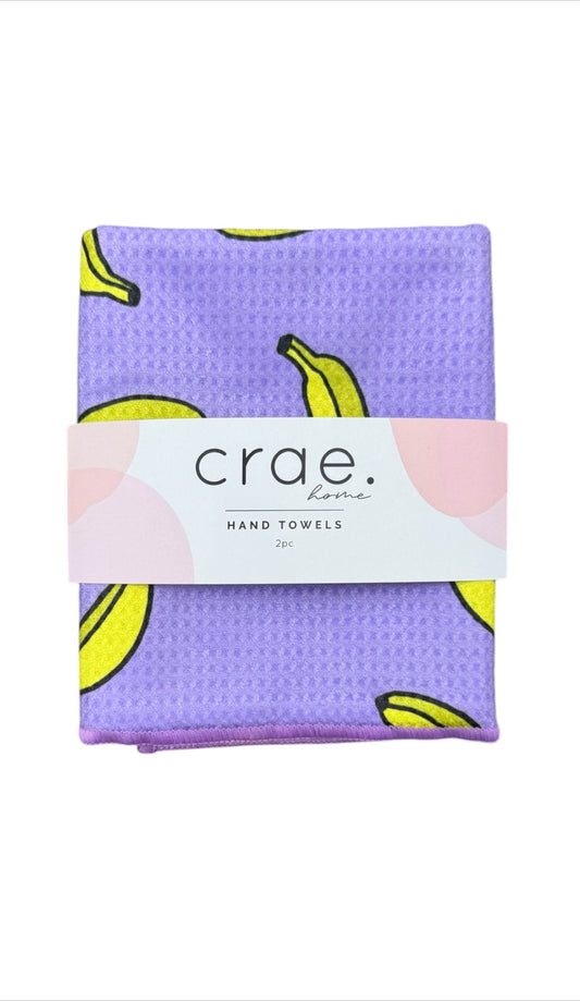 Bananarama/Betsy: 2 Double Sided-Hand Towels