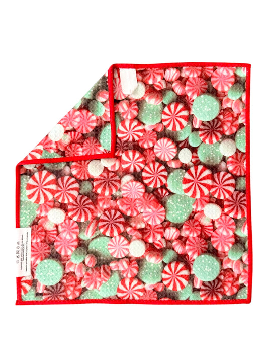 Peppermint Swirl: Double-Sided Washcloth