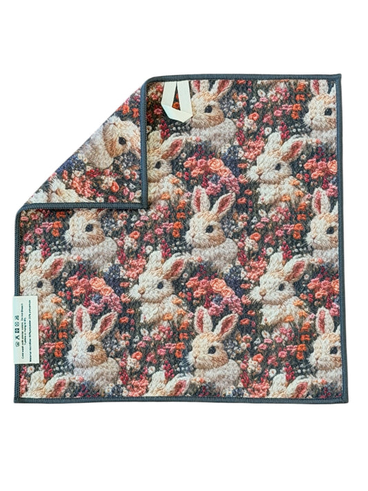 Halo Hare: Double-Sided Washcloth