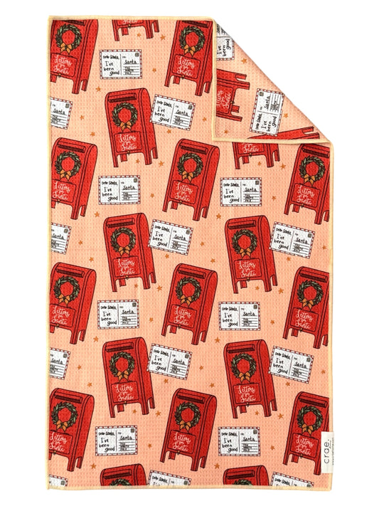 Dear Santa: Double-Sided Hand Towel