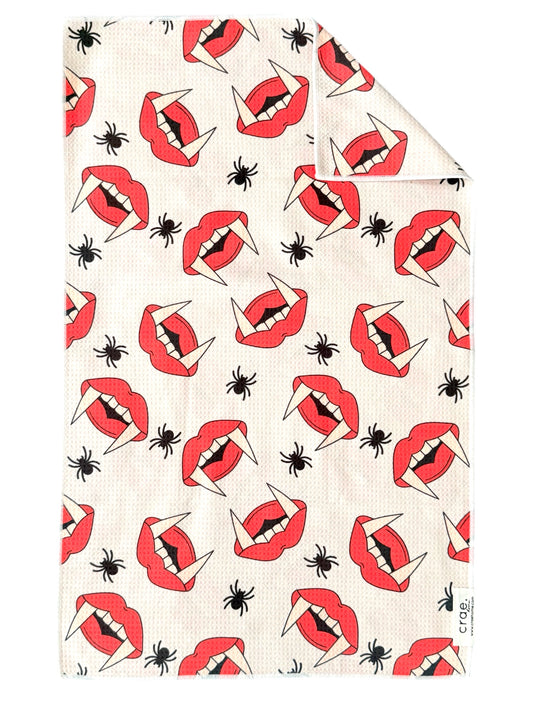 Fangs: Double-Sided Hand Towel