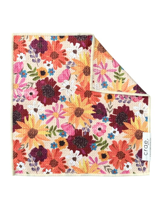 Flower Child: Double-Sided Washcloth