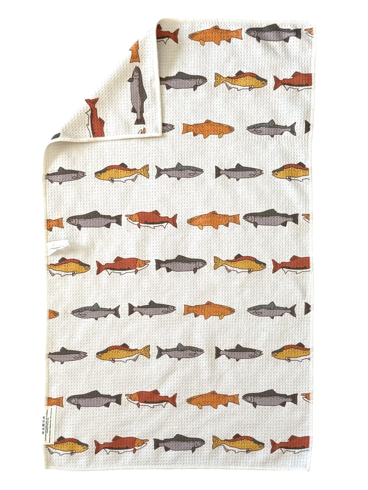 Fishy Fish: Double-Sided Hand Towel