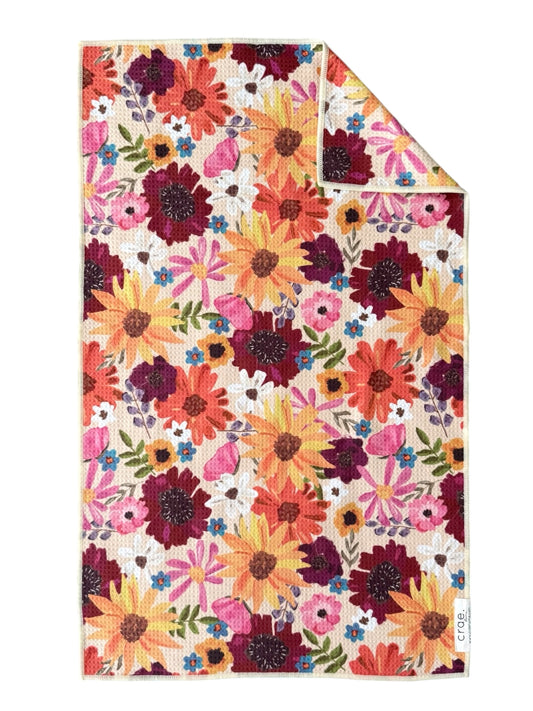 Flower Child: Double-Sided Hand Towel