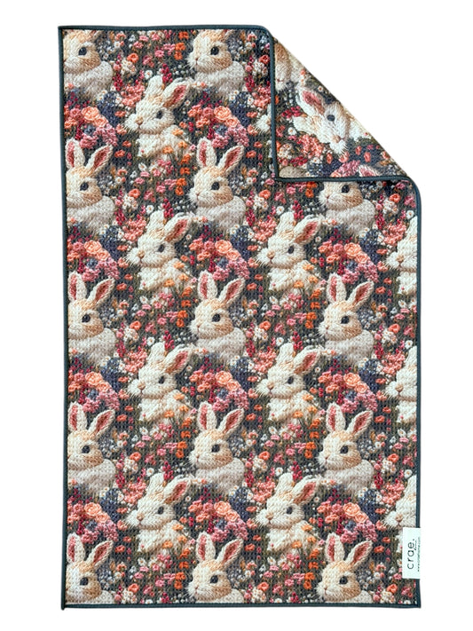 Halo Hare: Double-Sided Hand Towel
