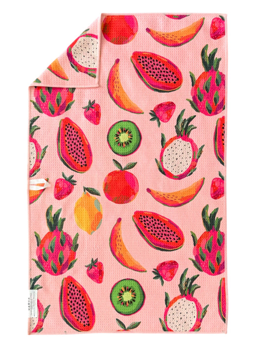 Tropical Salad: Double-Sided Hand Towel