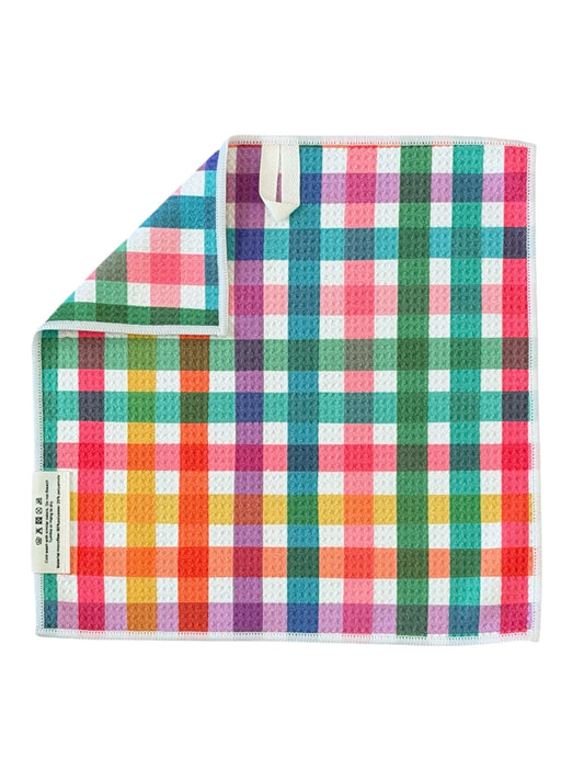 Live A Little Plaid: Double-Sided Washcloth