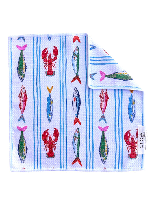Catch of the Day: Double-Sided Washcloth