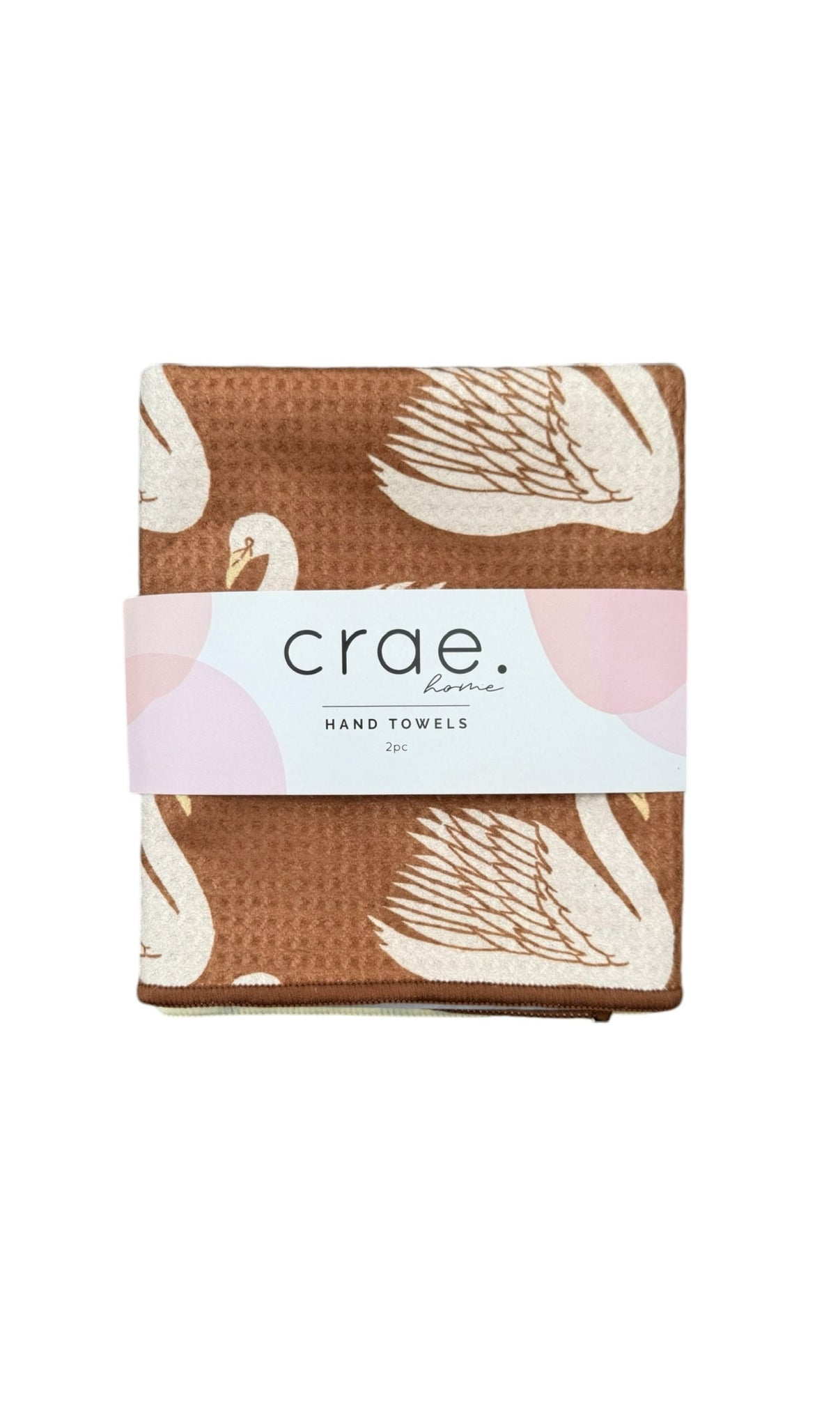 Swan Lake/Wisteria: 2 Double Sided-Hand Towels