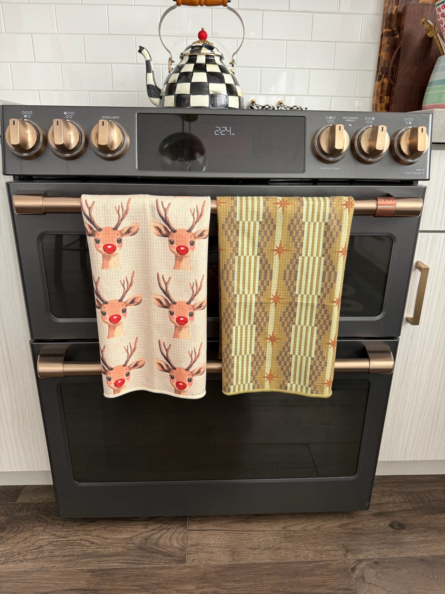 Won't You Guide My Sleigh?: Double-Sided Hand Towel