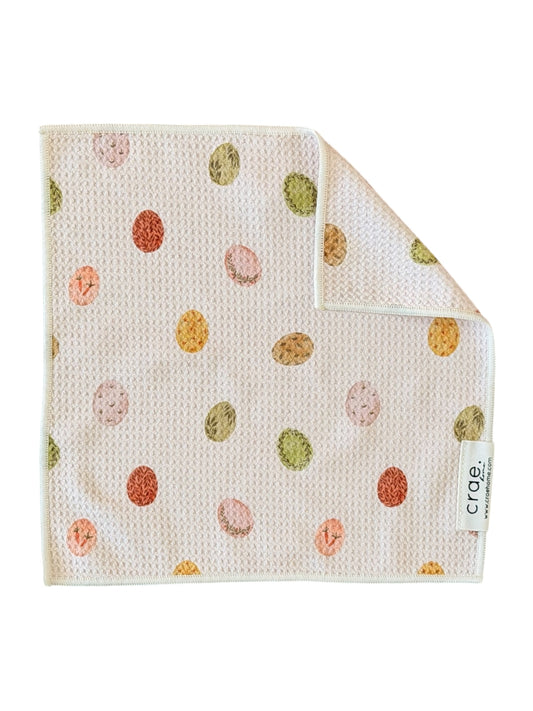 Eggstra Pretty: Double-Sided Washcloth